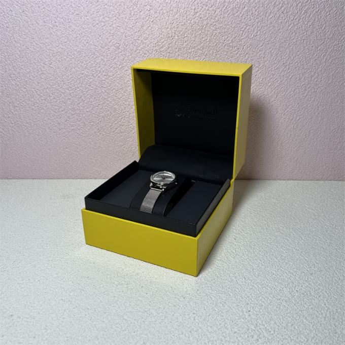 Contenitore d'imballaggio di orologio su ordinazione con disposizione per l'orologio ed i gioielli della cinghia dell'insieme dell'orologio dell'orologio