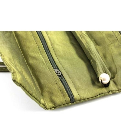 Il ODM dell'OEM rotola sull'organizzatore Suede Jewellery Rolls dei gioielli di viaggio per viaggiare