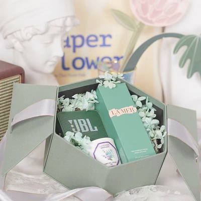 L'imballaggio cosmetico di lusso riciclabile inscatola il nastro di Matt Lamination Gift Pack With