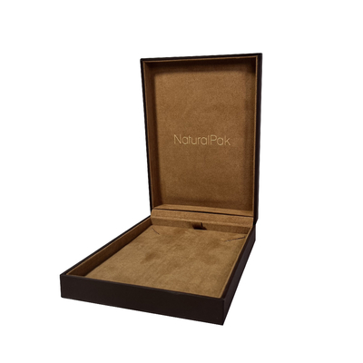 Fabbrica il contenitore di gioielli su ordinazione della carta di tocco morbido per il regalo della collana di Ring Earring Pendant Bangle Bracelet