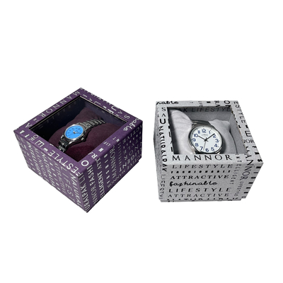 Lo SGS ROHS in due pezzi toglie la scatola di cartone dell'orologio con la finestra
