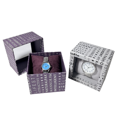 Lo SGS ROHS in due pezzi toglie la scatola di cartone dell'orologio con la finestra