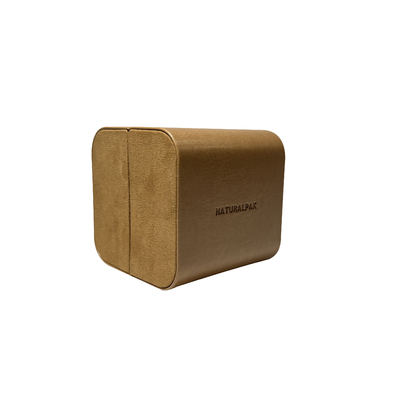 I contenitori d'imballaggio di struttura di orologio di legno delle similpelle guardano il contenitore di regalo della cinghia
