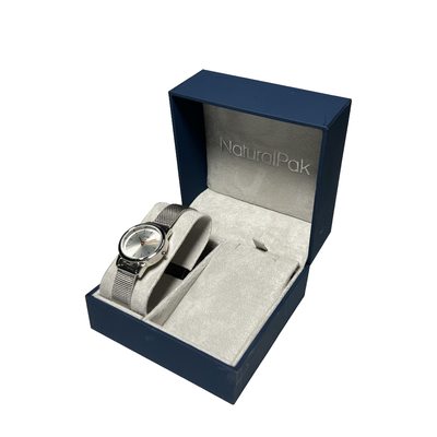Contenitore di regalo d'imballaggio del cinturino di rettangolo dei contenitori di orologio multifunzionale