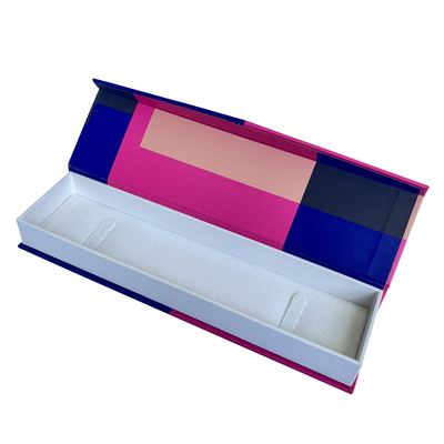 Cartone magnetico Ring Boxes For Girls del contenitore di gioielli della chiusura del modello geometrico piccolo