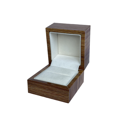Fabbrica il contenitore di gioielli di carta di legno su ordinazione per il regalo della collana di Ring Earring Pendant Bangle Bracelet