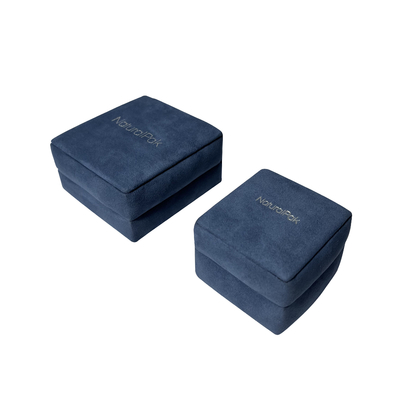 Scatole di imballaggio per gioielli di lusso blu pallido Confezione regalo per orecchini con braccialetti decorativi