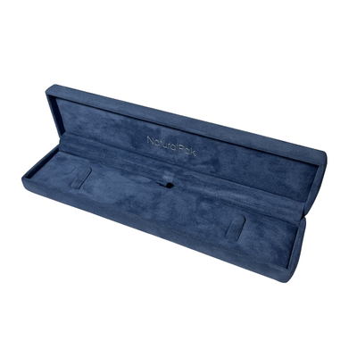 Scatole di imballaggio per gioielli di lusso blu pallido Confezione regalo per orecchini con braccialetti decorativi