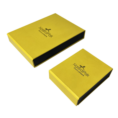 Contenitore di gioielli magnetico della chiusura del ODM dell'OEM Ring Box magnetico giallo intelligente