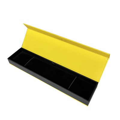 Contenitore di gioielli magnetico della chiusura del ODM dell'OEM Ring Box magnetico giallo intelligente