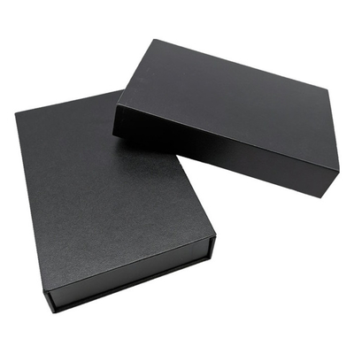 Il nero inciso di Logo Luxury Folding Gift Boxes ha stampato la scatola di presentazione di carta