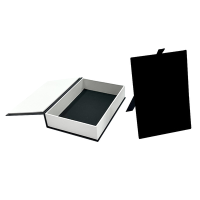 Contenitore di regalo magnetico pieghevole dell'orecchino dell'angolo di quadrato di regalo del contenitore di stile di lusso della letteratura