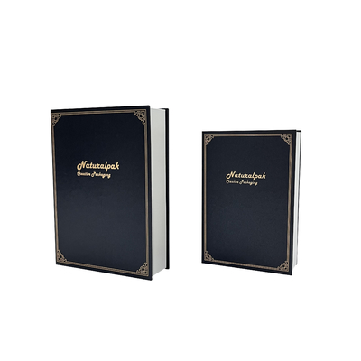 Contenitore di regalo magnetico pieghevole dell'orecchino dell'angolo di quadrato di regalo del contenitore di stile di lusso della letteratura