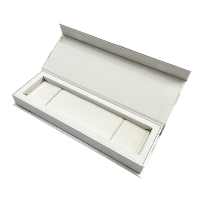 Scatola di cartone magnetica rosa di vestaglia del contenitore di gioielli della chiusura con chiusura magnetica