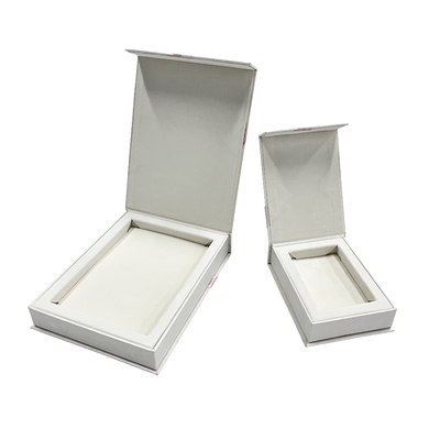Scatola di cartone magnetica rosa di vestaglia del contenitore di gioielli della chiusura con chiusura magnetica