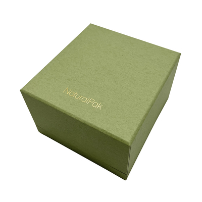Lo spruzzo verde ha dipinto la forma dell'ottagono di Ring Luxury Jewelry Case With