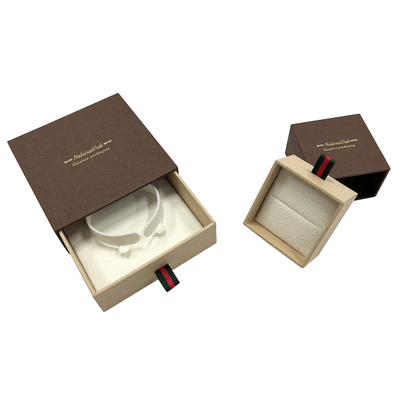 Scatola d'imballaggio di Ring Earring Pendant Paper Jewelry del regalo con il cassetto