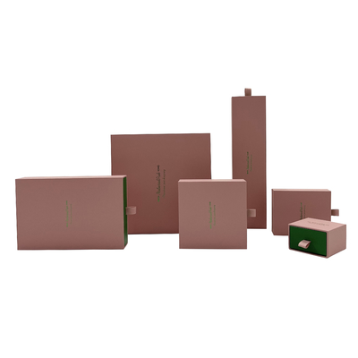 Logo Luxury Jewelry Packaging Boxes su misura con la maniglia del nastro