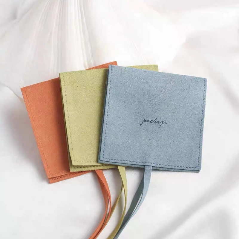 Sacchetto d'imballaggio dei gioielli di Microfiber di colore di Morandi per il regalo