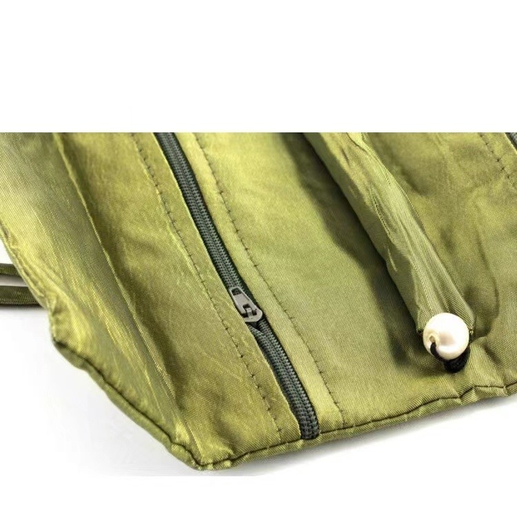 Il ODM dell'OEM rotola sull'organizzatore Suede Jewellery Rolls dei gioielli di viaggio per viaggiare